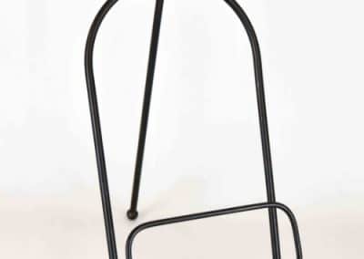 metalliteline musta, teline, kylttiteline, kuvateline, annenpartydeco